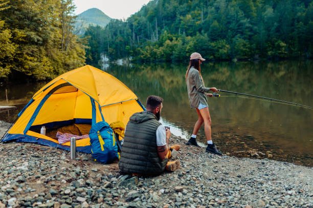 riverside-couple-camping